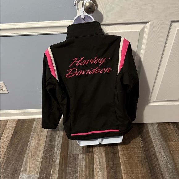 Harley-Davidson Black and Pink Bomber Jacket - Picture 2 of 2